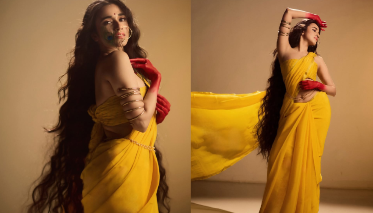 Yellow Saree Fashion