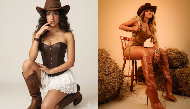 Modern cowgirl fashion