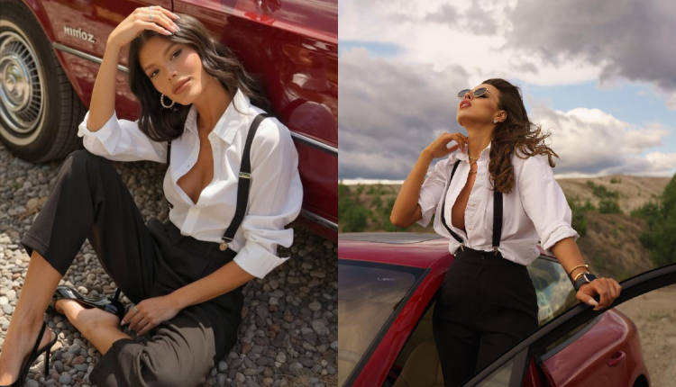 White shirt outfit