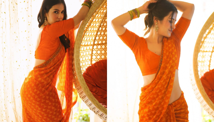 Traditional saree styling