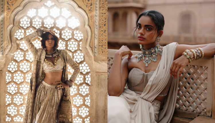 Royal Indian Fashion: Champagne Gold, Ivory and Modern Couture