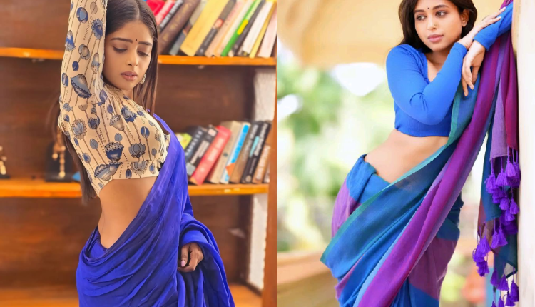Blue Saree