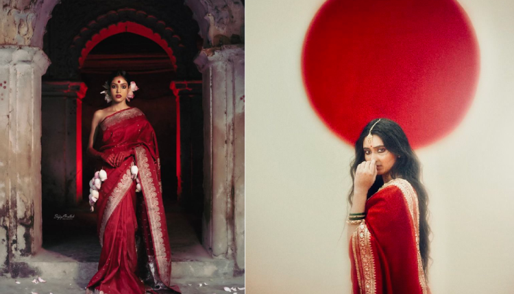 Red Saree