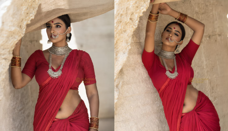 Red Saree