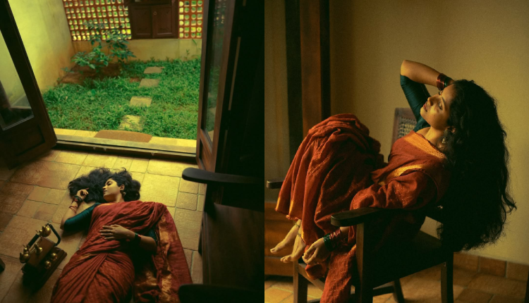 Rustic saree fashion