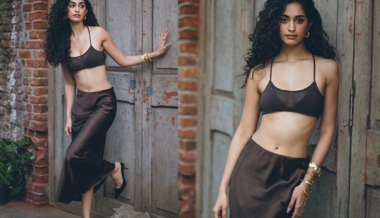 Dark Brown Satin Co-Ord