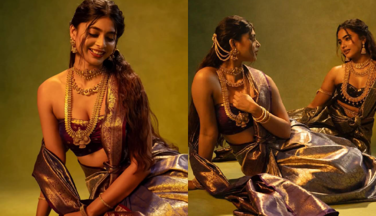 Kanchipuram silk saree styling